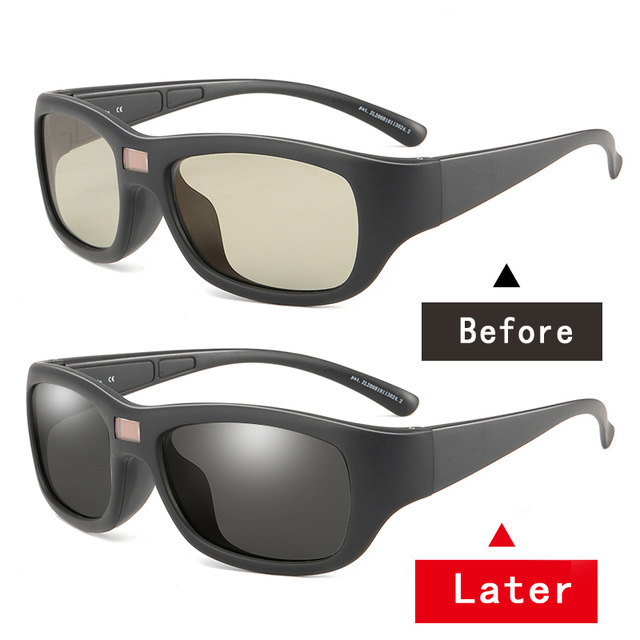 0.1 Second Smart Photosensitive/Photochromic Color-changing Sunglasses