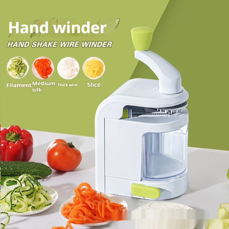 Vegetable Grater Potato Spiral Slicer Fruit Vegetable Spiral Machine Multifunctional Kitchen Gadgets