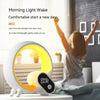 गैलरी व्यूअर में छवि लोड करें, Creative Q Colorful Atmosphere Light Digital Display Alarm Clock Bluetooth Audio Intelligent Wake-up