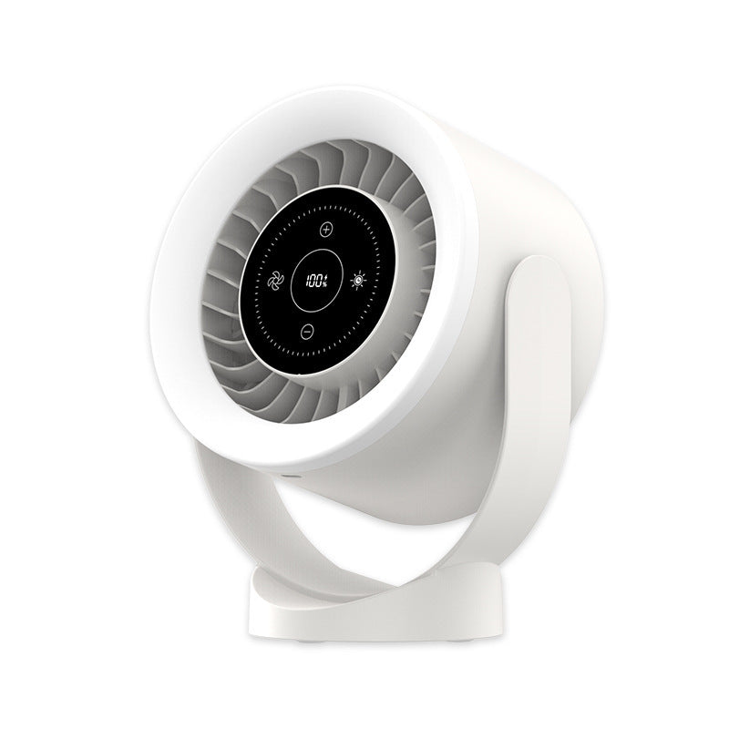 Desktop Adjustable Fan Light Wall Mount Table Fan Light Air Circulation Cooling Fan