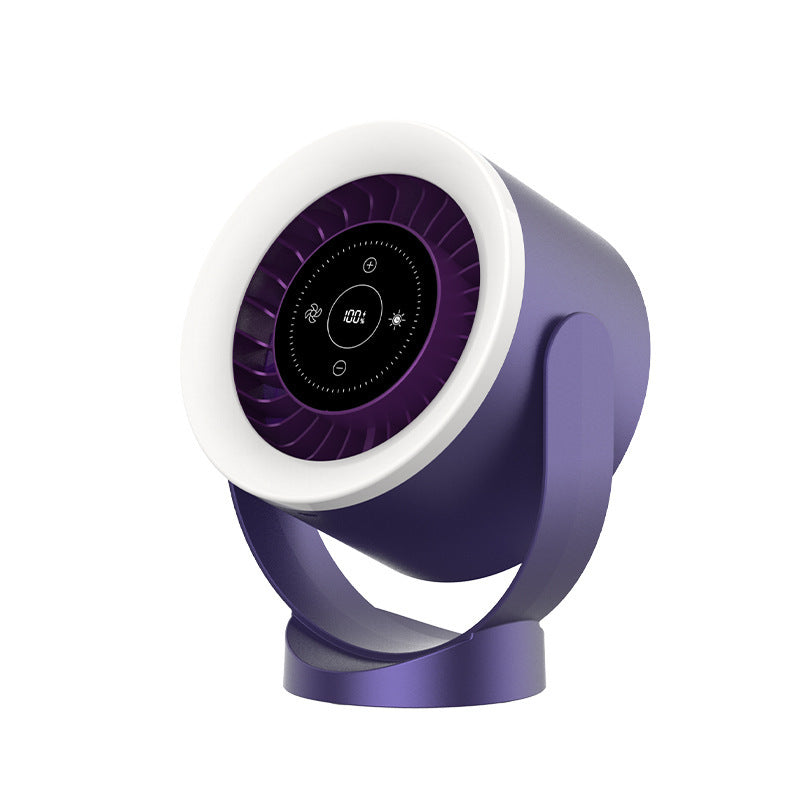 Desktop Adjustable Fan Light Wall Mount Table Fan Light Air Circulation Cooling Fan