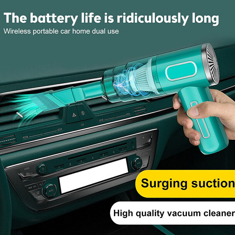 Wireless Car Vacuum Cleaner USB Charging 2000Mah Portable Mini Wet and Dry 29000Pa  Vacuum Cleaner