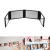 4 Panel Expandable Mirror,360 Degree Foldable Makeup Mirror Multifunction Portable for Hair Cuting,Styling,Grooming