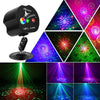 Mini DJ Disco Light RGB Laser Projetor Lamp LED 48 Patterns Sound Activated Strobe Stage Effect