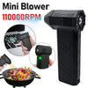 Load image into Gallery viewer, Mini Turbo Jet Fan Air Blower 110000RPM Turbo Violent Fan 45M/S 3000mah Wireless Turbo Fan Brushless Motor for Cleaning &amp; BBQ
