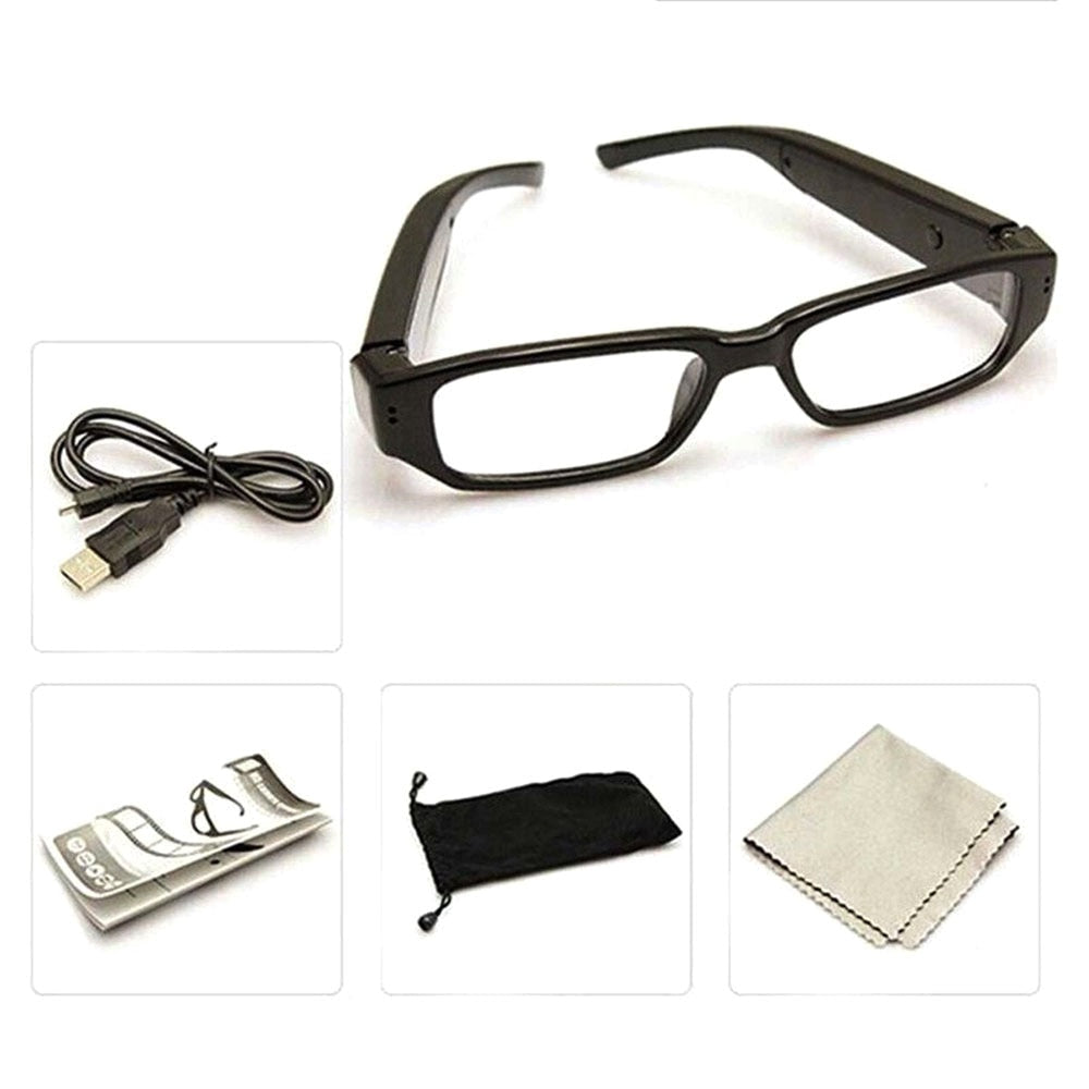 Lightweight Riding Camera Smart Glasses Video Recorder 720P HD Driving Cycling DVR Video Recorder Eyewear Camcorder