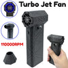 Afbeelding laden in Galerijviewer, Mini Turbo Jet Fan Air Blower 110000RPM Turbo Violent Fan 45M/S 3000mah Wireless Turbo Fan Brushless Motor for Cleaning &amp; BBQ