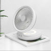 Charger l&#39;image dans la visionneuse de la galerie, Wireless Suspended Air Circulation Fan USB Rechargeable Folding Electric Fan Night Light Touch Control 4 Wind Speed