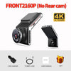 4K Car Dash Cam Front & Rear WiFi Car Camera Auto Night Vision Parking Monitor