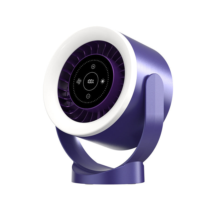 Desktop Adjustable Fan Light Wall Mount Table Fan Light Air Circulation Cooling Fan