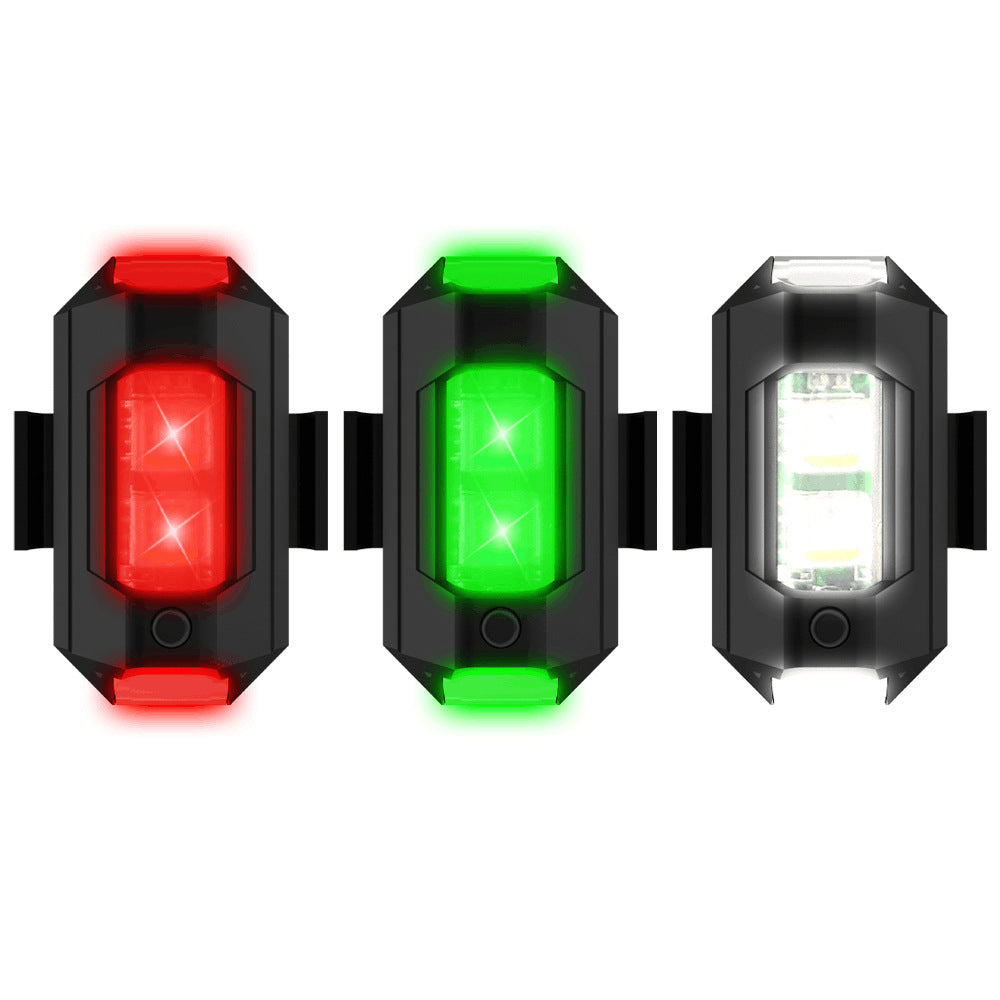 Mini Flashing Warning Signal Light For Car & Bikes Strobe Light 7 Colors