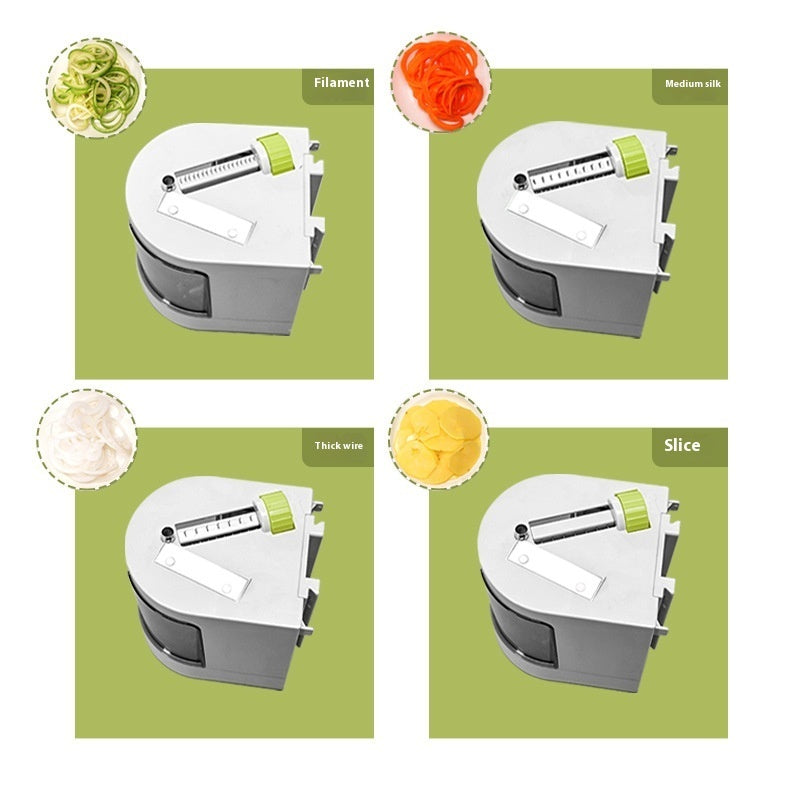 Vegetable Grater Potato Spiral Slicer Fruit Vegetable Spiral Machine Multifunctional Kitchen Gadgets