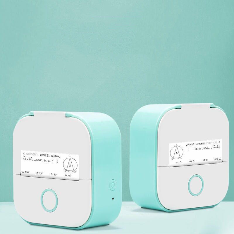 Portable Mini Thermal Label Printer Home Photo Bluetooth  Printer for Students Price Tag