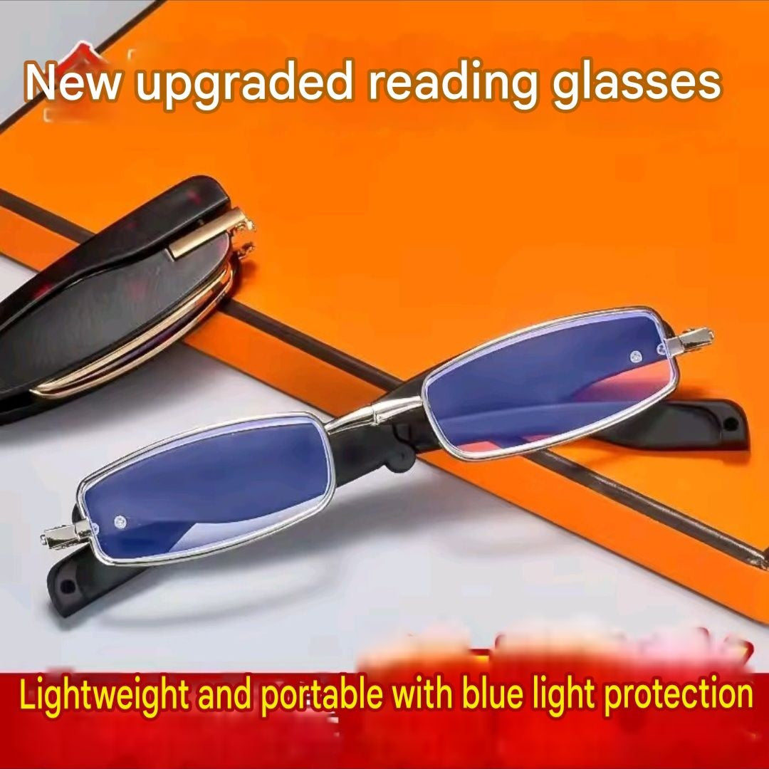 Folding Reading Glasses 360 Degree Rotating Anti Blue Light