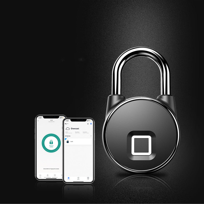 Fingerprint APP Smart Lock Anti-theft Electronic Padlock mobile phone APP unlock