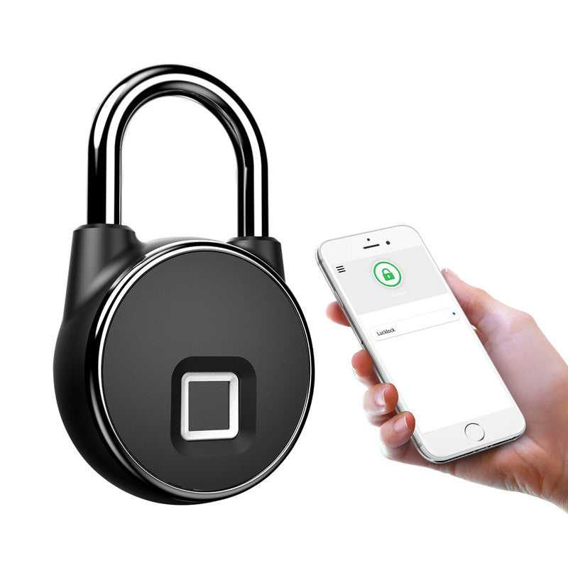 Fingerprint APP Smart Lock Anti-theft Electronic Padlock mobile phone APP unlock