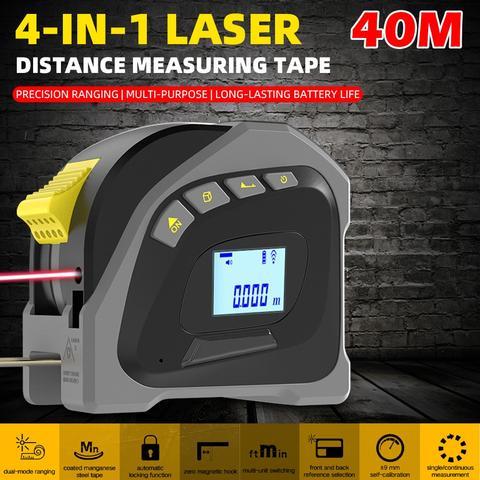 Laser Ruler, Laser Rangefinder, Tape Measure, 40 Meters Infrared Multi-function Measuring Instrument For Volume Measurement