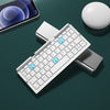 Afbeelding laden in Galerijviewer, Mini Folding Bluetooth Wireless Keyboard For Tablets &amp; Phones Portable with Stand