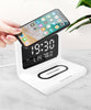 Wireless Charger Alarm Clock Fast Charge 10W Calendar  Temperature and Humidity