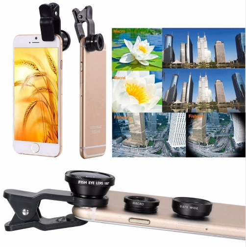 12X telephoto mobile phone universal lens 12 times telescope wide angle macro fisheye selfie stick