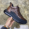 Crocodile Print Sneakers Men's Casual Shoes Luxury Fashion