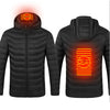 New Heated Jacket Coat USB Electric Jacket Cotton Coat Heater Thermal Clothing Heating