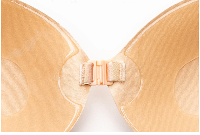 Adhesive Push Up Bra Backless Strapless Bra Seamless Front Closure Bralette Underwear