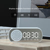 Carica l&#39;immagine nel visualizzatore Galleria, BT Music Alarm Clocks Mirror FM Radio LED Digital Clock 2 Alarm
