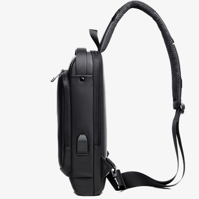 Crossbody Bags Rechargeable Password Anti-theft Large Capacity Diagonal Chest Bag