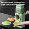 Multifunctional Vegetable Slicer Rotary Vegetable Chopper Salad Maker Hand-cranked Shredder Slicer