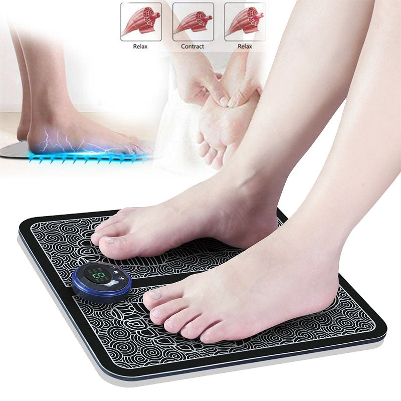 EMS Electric Foot Massager Pad Feet Muscle Stimulator Leg Reshaping Foot Massage