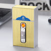 Load image into Gallery viewer, Cigarette Case With Lighter 20pcs Capacity USB Charging Lighter