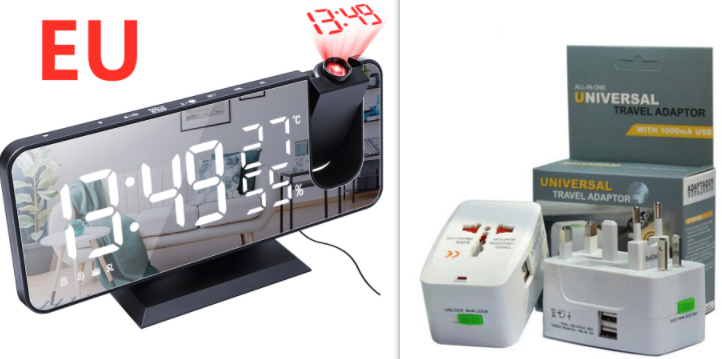Multifunctional Radio Projection Alarm Clock