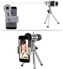 Load image into Gallery viewer, 12X mobile telescope general 12 times long focal camera lens with three foot travel universal omnipotent