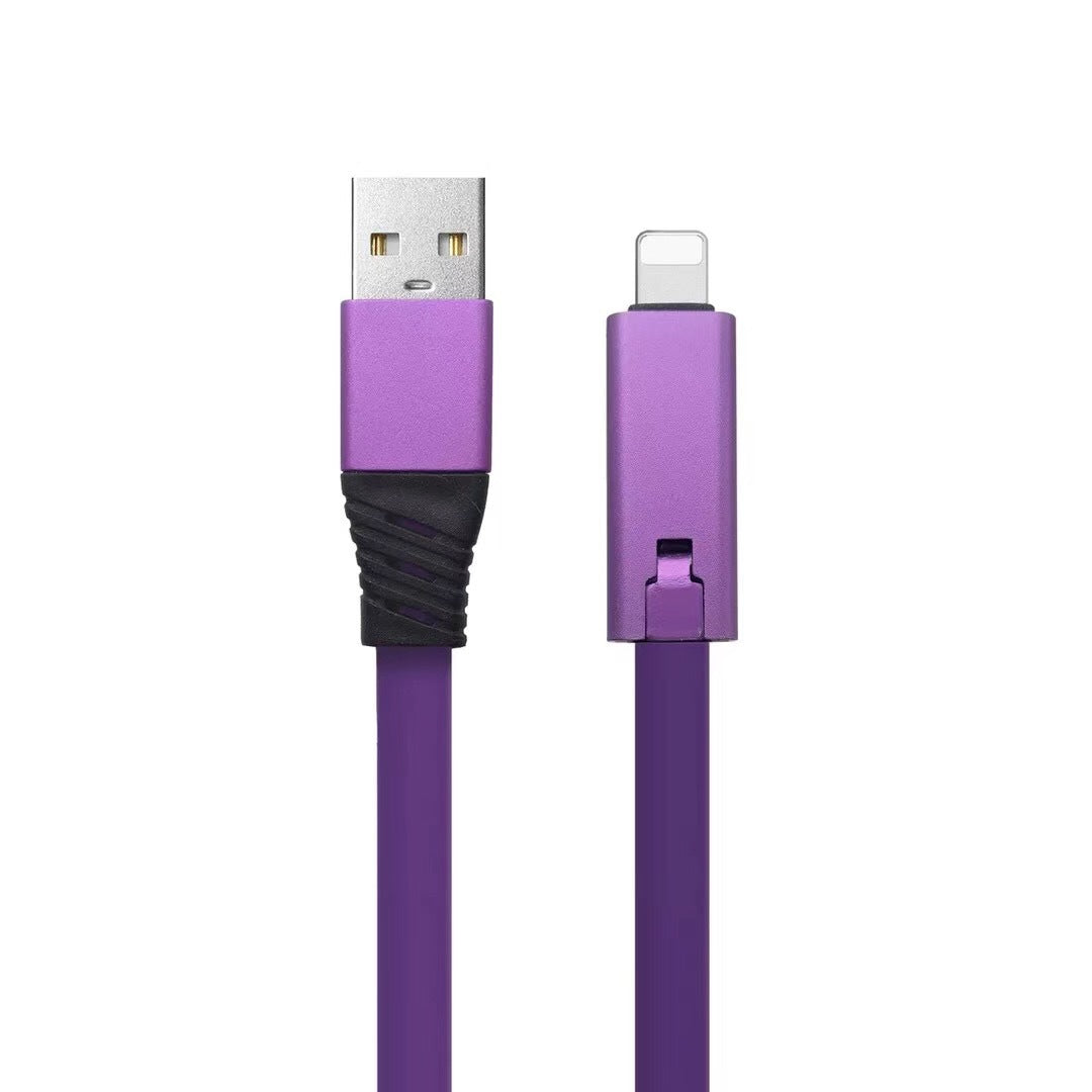 Re Connectable USB charging cable for Micro, Type-C & I Phones renewable data line