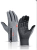 Winter Gloves Touch Screen Riding Motorcycle Sliding Waterproof Sports Gloves With Fleece