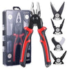 Multi-purpose Tools, Five-in-one Replaceable Head Wire Stripper Electrician Special Pliers