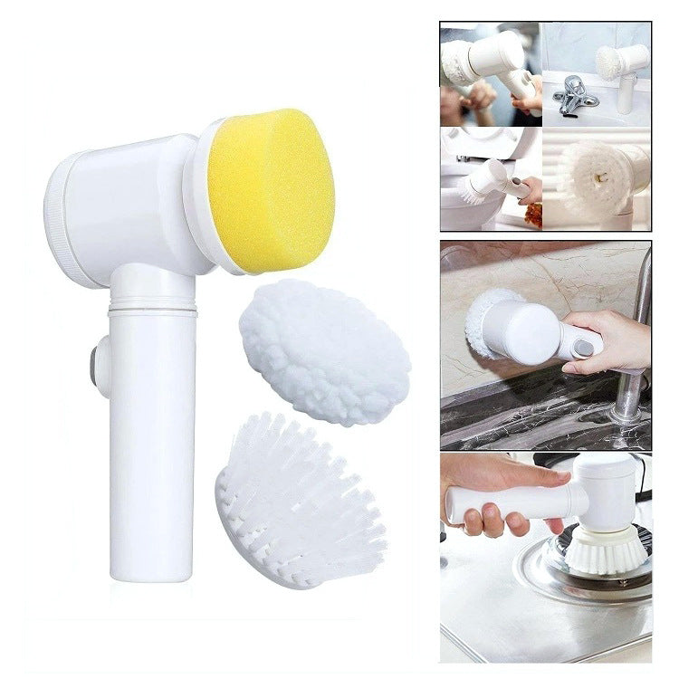 5 in 1 Electric Cleaning Brush Kitchen Bathroom Household Magic Brush