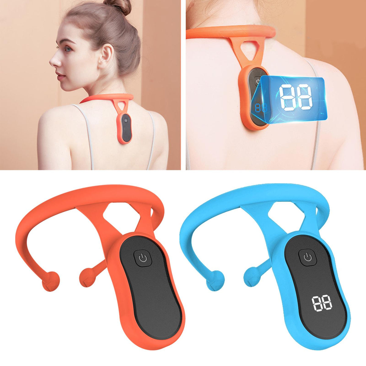 Smart Posture Corrector Device Reminder Scientific Neckband For Cervic ...