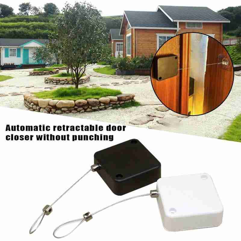 Automatic Door Closer Punch-Free Soft Closers For Sliding Door Glass Door 500g-1000g Tension Closing Device